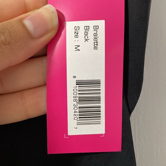 NWT EBY Black Bra Bodysuit - Picture 4 of 4